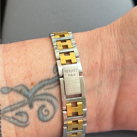 Hermes Clipper Watch w/coa - Picture 2 of 4